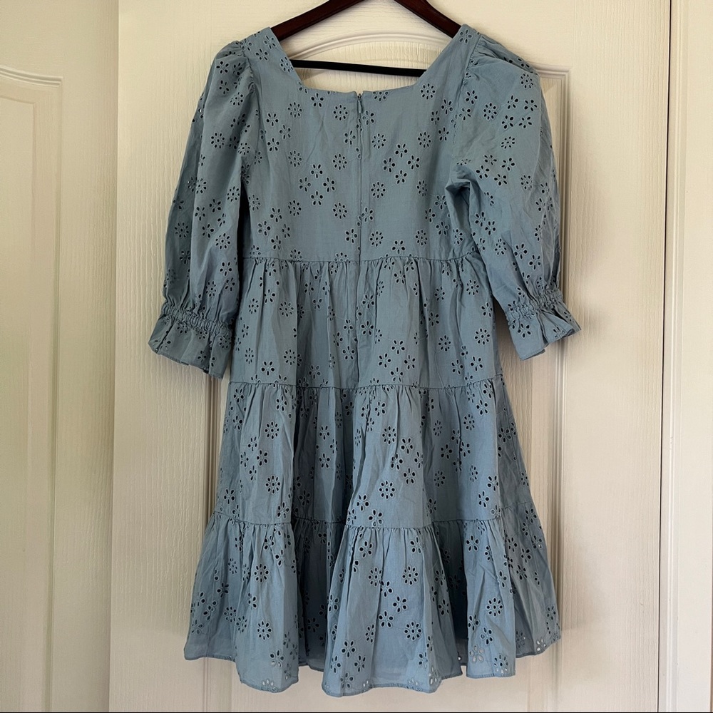 Madewell Eyelet Lizzie Babydoll Dress - Picture 9 of 9